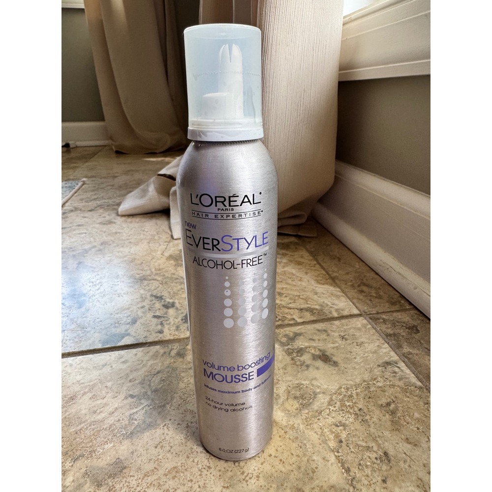 L'Oreal EverStyle Volume Boosting Mousse 8 oz NEW Discontinued Rare Alcohol Free